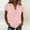 Pink, variant on Avirosel Women's Dressy Casual Tops Ruffle Short Sleeve V Neck Blouses Elegant Business Work Shirts Lightweight Soft Formal Tops for Office Business Meeting Daily Outfits