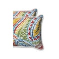 thumbnail image 3 of Pillow Perfect 572581 Outdoor Ummi Rectangular Throw Pillow, Set of 2, Multicolored, 3 of 5