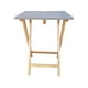 thumbnail image 3 of Mesa Plegable Rectangular Hogare Gris/Aile, 3 of 4