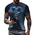 thumbnail image 1 of Camiseta con gráfico del Día de los muertos de calavera mexicana para hombres y mujeres, ropa de Graffiti, camisetas góticas de terror, ropa de calle de moda, camisetas, 1 of 5