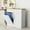White, variant on Joywind Double Tilt Out Trash Cabinet, Wooden Free Standing Recycling Bin, 20 Gallon,Black
