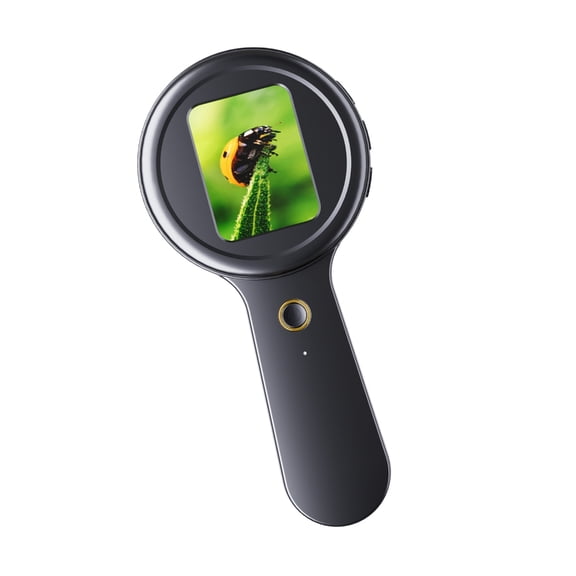 PatungKu Educational Digital Microscope with Adjustable LED Light for Children Science