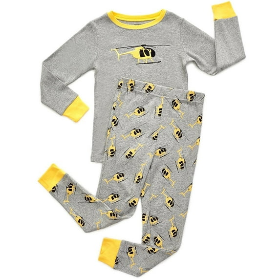 Leveret Boys 2 Piece Children Pajama 100% Cotton (Size 6M-14 Years)