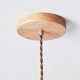 thumbnail image 5 of Nordic Pleated Bedside Chandelier Household Bedroom Dining Room Table Pendant Lamp Modern Lighting Fixtures,31cm, 5 of 5