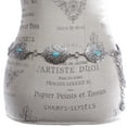 thumbnail image 2 of Women's Western Turquoise Blue Stone Oval Concho Chain Belt, 2 of 2