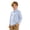 Light Blue, variant on Fozruso Boys Basic Long Sleeve Shirts Button Down Collared Dress Shirts for Kids Back to School Wear