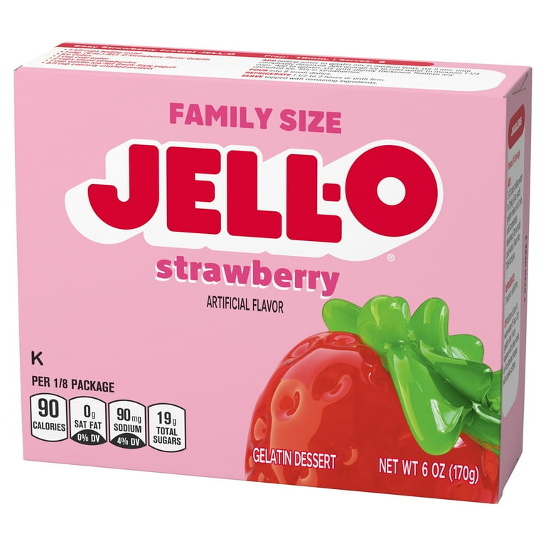 Nacollection! / onemi☆jelly Jell-O Strawberry Gelatin Dessert Mix Family Size 6 oz for