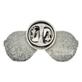 thumbnail image 3 of PinMart's Trendy Silver and Blue Lenses Aviators Sunglasses Enamel Lapel Pin, 3 of 3