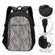 thumbnail image 3 of Disketp Black White Stripes Mochila de Viaje Estampada para Laptop con Puerto de Carga USB, Mochila Impermeable para Computadora – Regalo para Hombres y Mujeres, 3 of 7