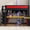 Red, variant on MODERNLUXE Full Size Loft Bed with Desk and Wardrobe, Gaming Bed with LED Lights and USB Ports, Black&Blue