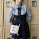 thumbnail image 5 of Lesportsacs bolso de dibujos animados Cinnamorol Kawaii impreso bolso de mujer bolso cruzado bolso Casual 21*17cm regalos de cumpleaños de vacaciones, 5 of 5