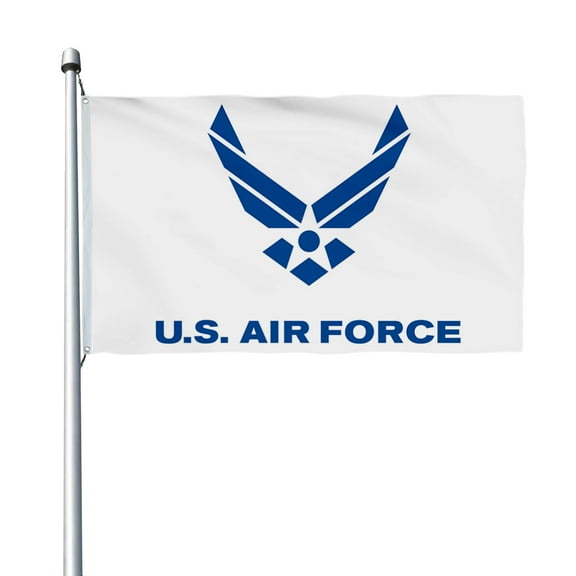 Aihccy US Air Force White Flag with Brass Grommets Size - 3x5Ft