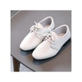 thumbnail image 5 of Ritualay Boys Dress Shoes Lace-Up Wedding Party Oxford Shoes White 11c, 5 of 6