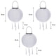 thumbnail image 2 of Con Borlas, Linternas Coloridas, Solares Para Exteriores, Resistentes A La Intemperie, Farol Colgante Para Jardín, Para Boda, Iglesia, Jardín Kearding HA045897-03, 2 of 6
