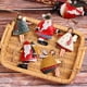thumbnail image 3 of Adorno de árbol de Navidad de Metal Retro, colgantes de puerta de bienvenida, muñeco de Ángel de dibujos animados de Santa Claus, adornos de gota, decoración de Navidad, 3 of 4