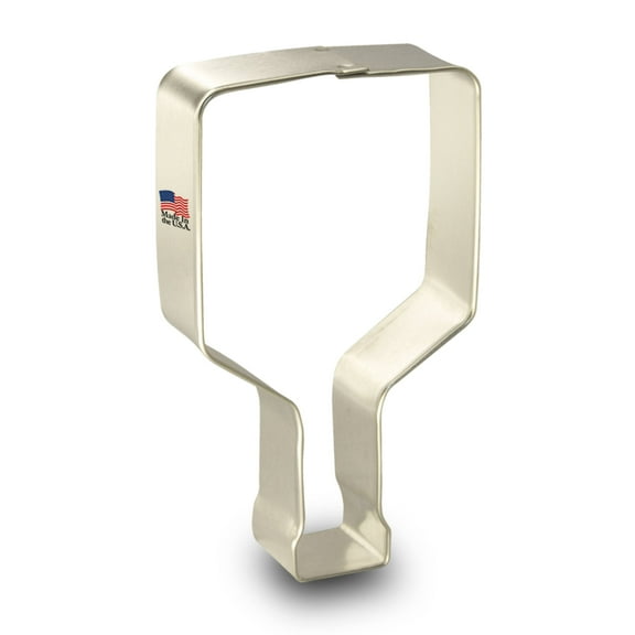 Foose Cookie Cutters Pickle Ball Racquet or Mirror 4 in, Tin Plate Steel, Handmade in USA