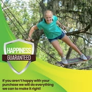 Swurfer Treeskate Undawadda Stand Up Skating Swing, Wooden Outdoor Swing for Kids and Adults