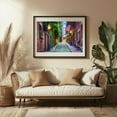 thumbnail image 3 of Acorn Street - Boston Massachusetts Photography Architecture City Street Photography Travel Poster Scenic Vintage Nightlife Black Framed Wall Art Print 5 x 7 inches, 3 of 4