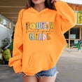 thumbnail image 2 of Ruyang Girls Boys 4th Grade Back to School Hoodie Kids Long Sleeve Cute First Day of School Hoodie Preppy Sweatshirts, 2 of 7