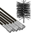 thumbnail image 5 of Chromex Chimney Cleaning Set - 6 Piece - 18 Foot Fiberglass Chimney Rod and 6 Inch Chimney Brush ,Black, 5 of 8