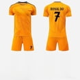 thumbnail image 4 of Traje de adultos, traje de niños, uniforme del equipo de fútbol, camiseta de fanáticos del Madrid para niños y niñas, traje de entrenamiento, conjunto de partido, camiseta informal, 4 of 5