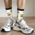 thumbnail image 6 of KLL Lovely Avocado Print Cool Socks Men's Women's Crew Socks Funny Crazy Novelty Stockings, 6 of 6