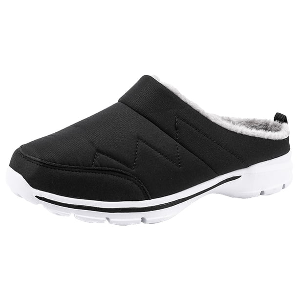 Zapatos para Correr Sin Cordones Plataforma Felpa Impermeables Unisex Amantes Del