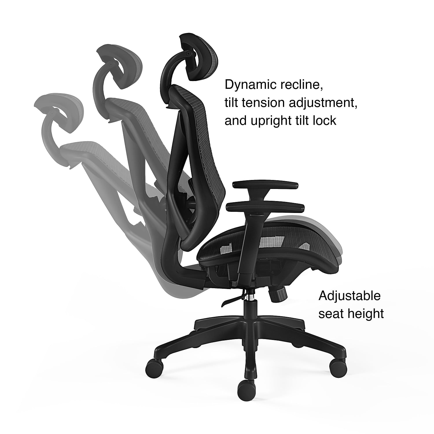 Staples Dexley Mesh Task Chair Black (56946)