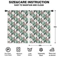 thumbnail image 2 of Blackout Kids Curtains,Green Pink Geometric Pattern Childrens Insulated Curtains Set Of 2,Bedroom Essentials,Toddler Room Decor 42"x63", 2 of 5
