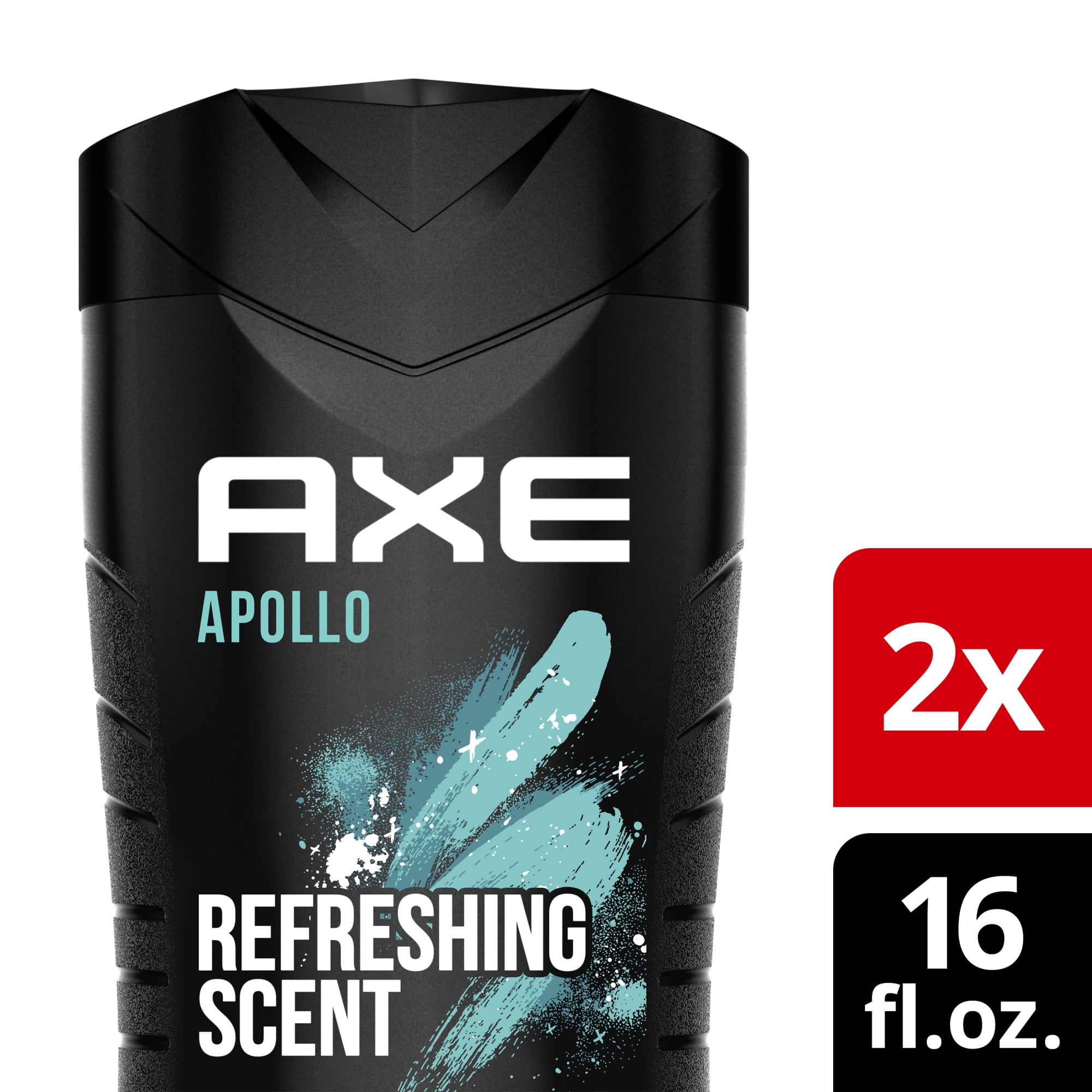 Axe Body Wash Apollo, 16 Oz., Twin Pack