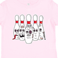 thumbnail image 4 of Inktastic Beat Up Bowling Pins Boys or Girls Toddler T-Shirt, 4 of 5