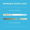 Merkury Innovations Indoor A19 Smart Light Bulb, 60W Dimmable White LED