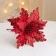 thumbnail image 5 of Artificial Flower Glitter Flower Christmas Flower Fabric Floral Arrangement Decoration Christmas Garland Rattan Ornament, 5 of 6