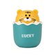 thumbnail image 1 of Cute Flip Trash Can ,Desktop Mini Plastic Waste Garbage Can,Tiger Waste Can ,Mini Bin for Coffee Table, Small Trash Can, for Bathroom Vanity Top,Desktop, Office or Coffee Table,Green, 1 of 5