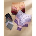 thumbnail image 5 of FINETOO Cotton Underwear For Women Lace Brazilian Panties Soft Breathable Cheeky Bikini for Ladies 6 Pack, 5 of 6
