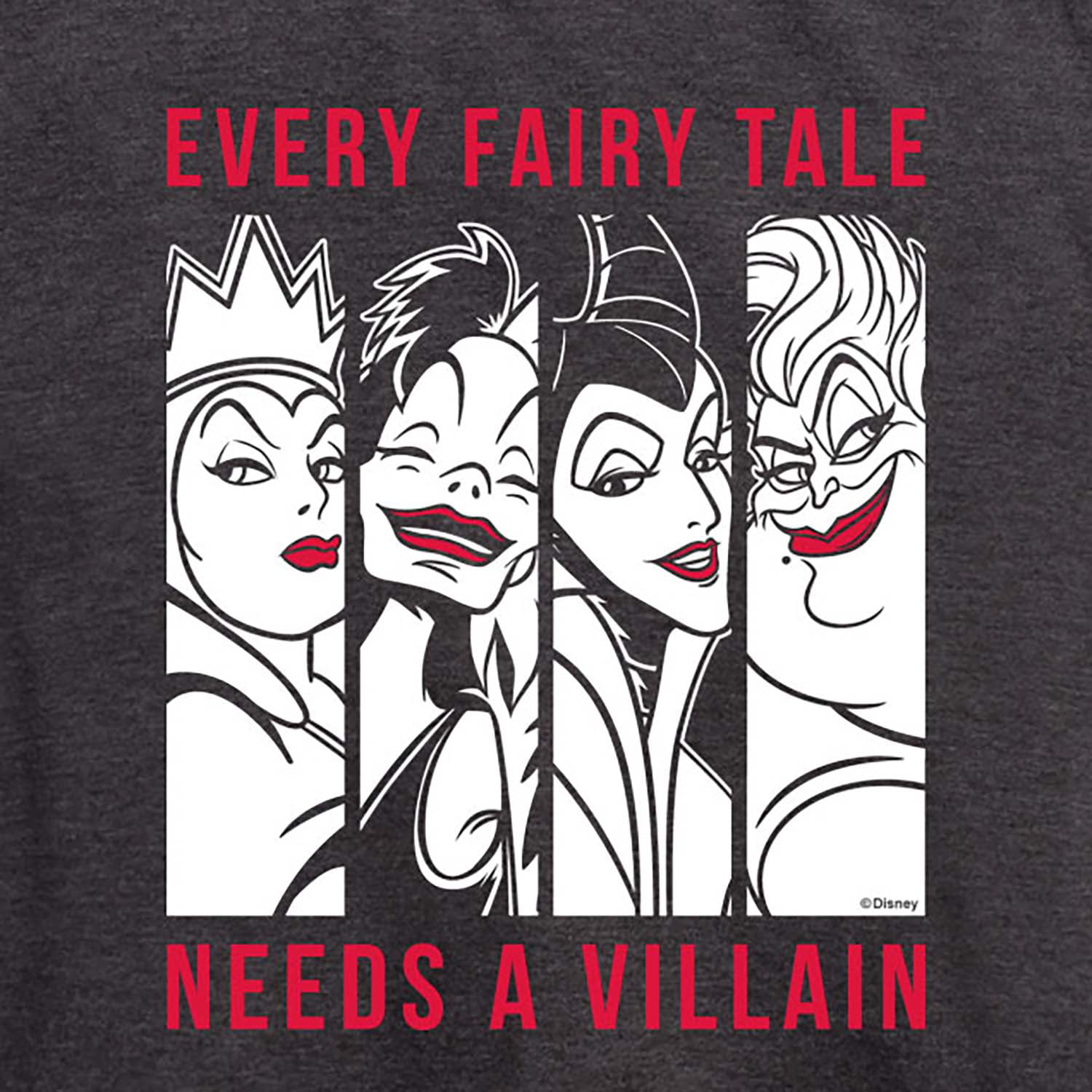 Needs Villains Tale Short Fairy Villian Sleeve Disney Every Graphic T-Shirt A Women\'s - -