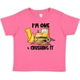 thumbnail image 3 of Inktastic I'm 1 and Crushing It Construction 1st Birthday Boys or Girls Baby T-Shirt, 3 of 5