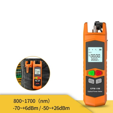 New Design Small High Precision Fiber Optical Power Meter -70~ 6Dbm Opm With Led