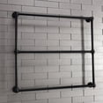 thumbnail image 3 of Kingston Brass DTC323619MB 36 in. Maximilien Wall Mount Towel Rack, Matte Black, 3 of 5