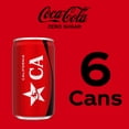 thumbnail image 5 of Coca-Cola Zero Sugar Soda Pop Mini Cans, 7.5 fl oz, 6 Pack, 5 of 21