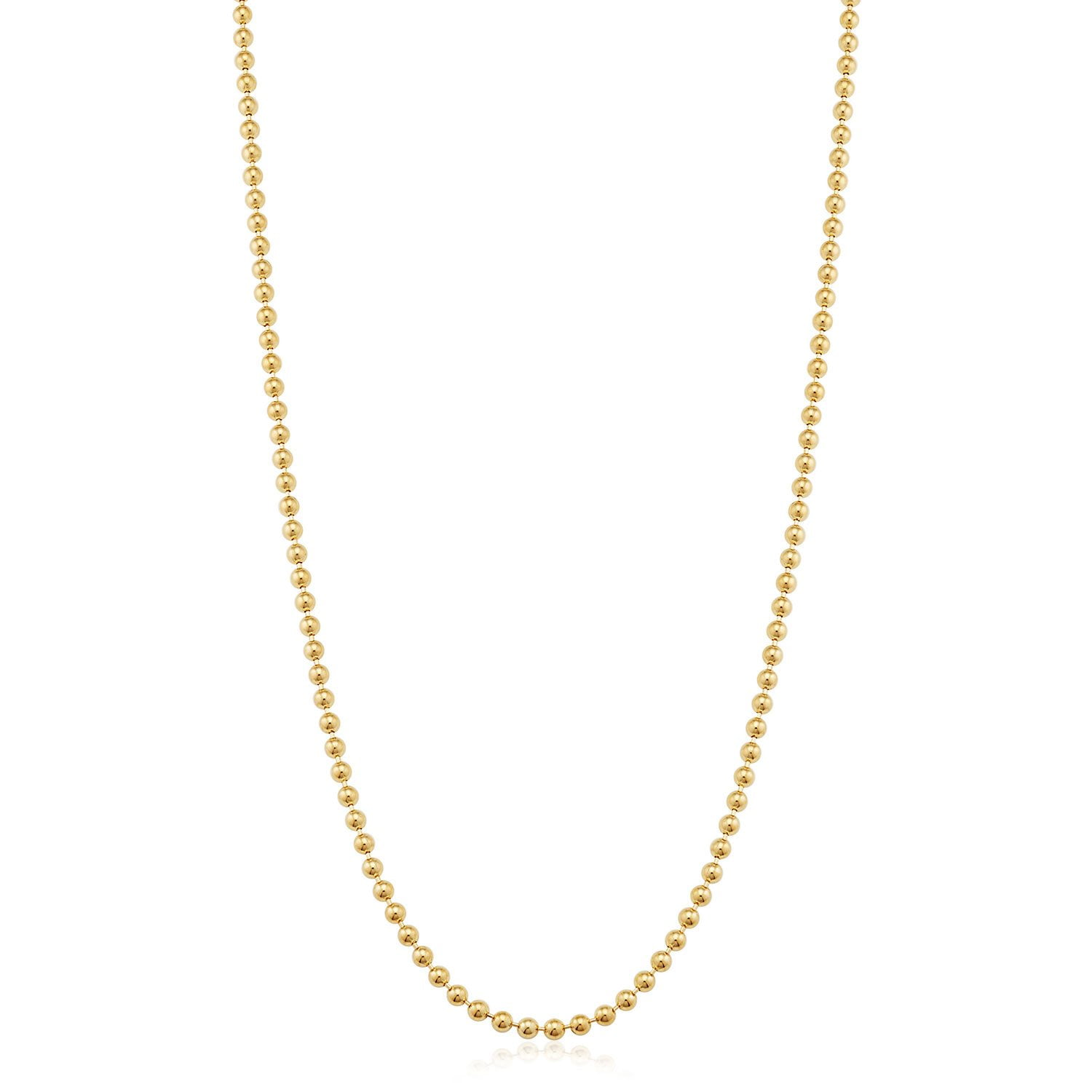 Box Link Chain Necklace in 14K Gold, .85mm - Samsclub.com