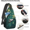 thumbnail image 4 of Sling Bag Baseball Vintage Sport Hiking Daypack Crossbody Shoulder Backpack Travel Chest Pack for Men Women, 4 of 6
