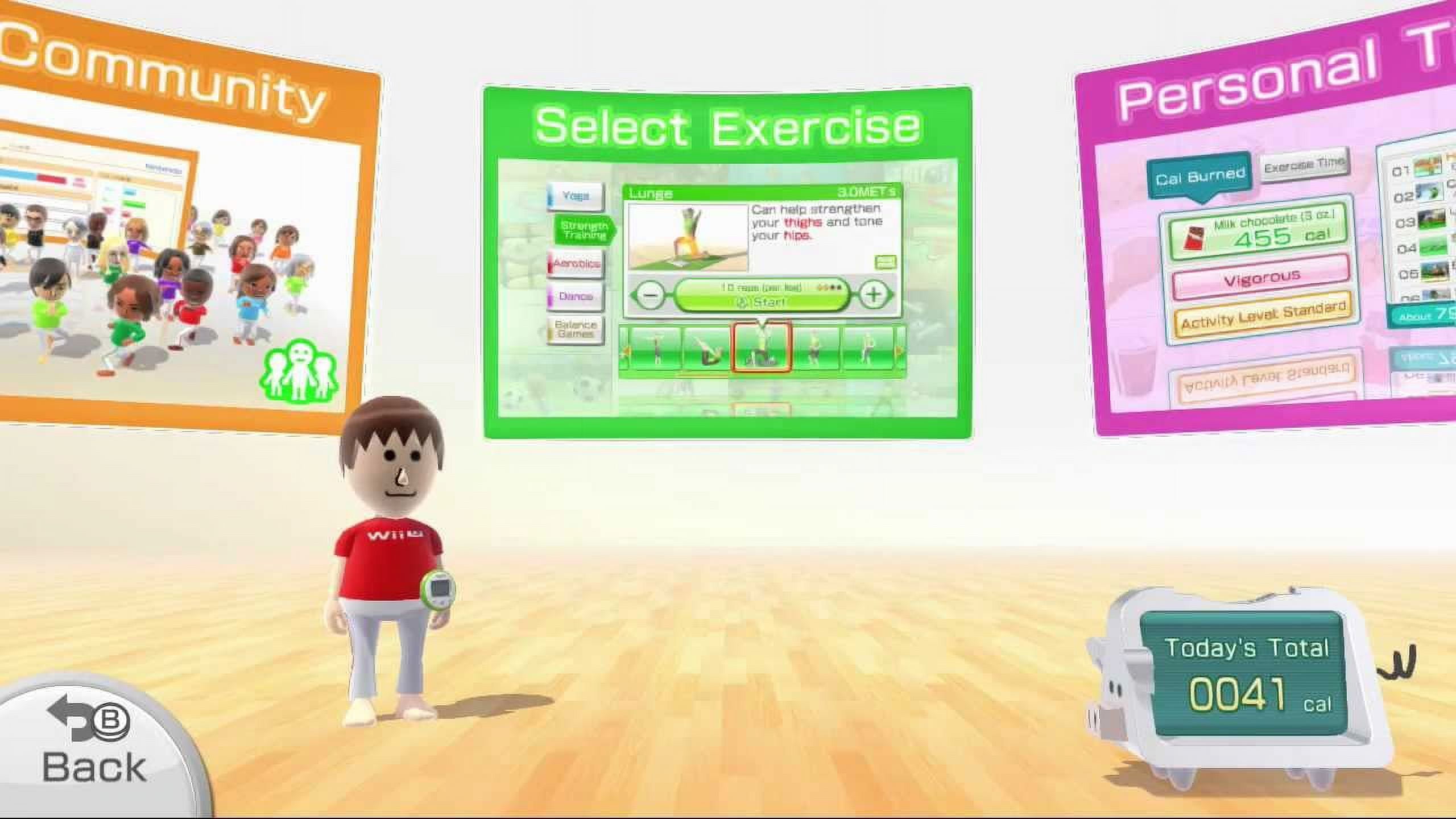 Nintendo Wii Fit U Game Software - New Plus Exercises for