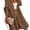 brown, variant on Women's Hooded Long Knit Cardigan Open Front Loose Sweater Coat with Pockets