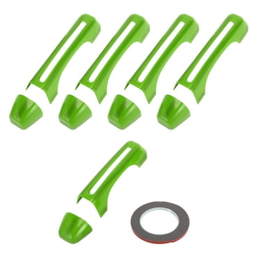 Unique Bargains Green Door Handle Cover for Jeep Wrangler JL JLU 2018-2022 Tailgate Handle Cover Set Exterior Decoration Trim ABS 1 Set