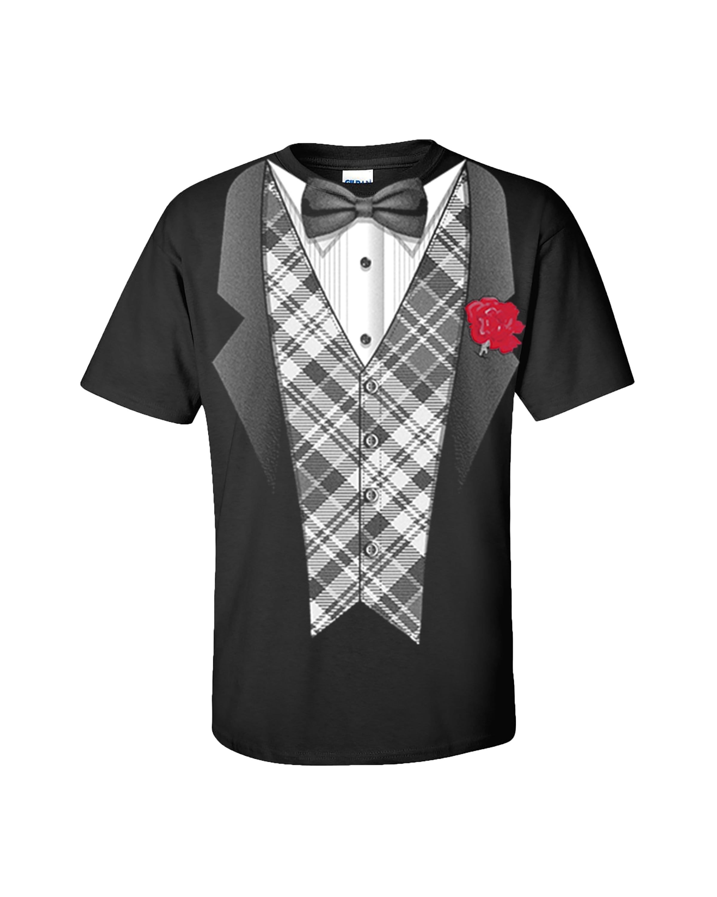 Tuxedo Short Sleeve T-shirt Classy Tux 