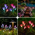 thumbnail image 2 of 2Pack Lily Flower LED Lights Outdoor Solar Garden Lights Lamp Decor for Patio, 2 of 3