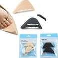 thumbnail image 3 of MSHUN 4 Pairs Soft Sponge Half Insoles, Reusable Big Toe Plug Foot Brace Pads Adjustable Shoe Filler Unisex Shoe Inserts for Shoes Too Big, Adjustable Toe Filler Inserts for Women Men, 3 of 9