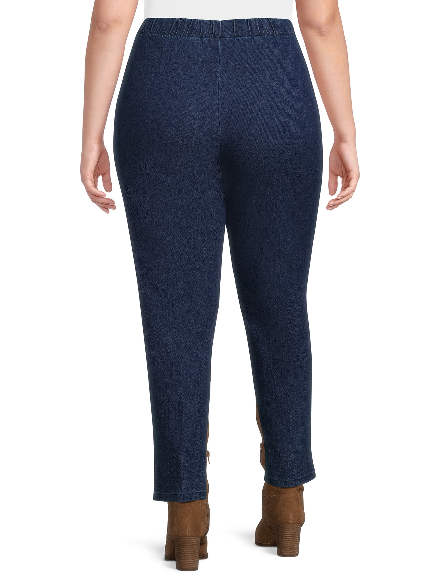 JMS Just My Size by Hanes Women's Plus Size 2 Pocket Pull On Pants, Single and 2 Pack