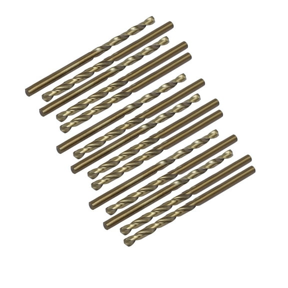 3.3mm Drilling Dia HSS Cobalt Metric Spiral Twist Drill Bit Rotary Tool 15pcs